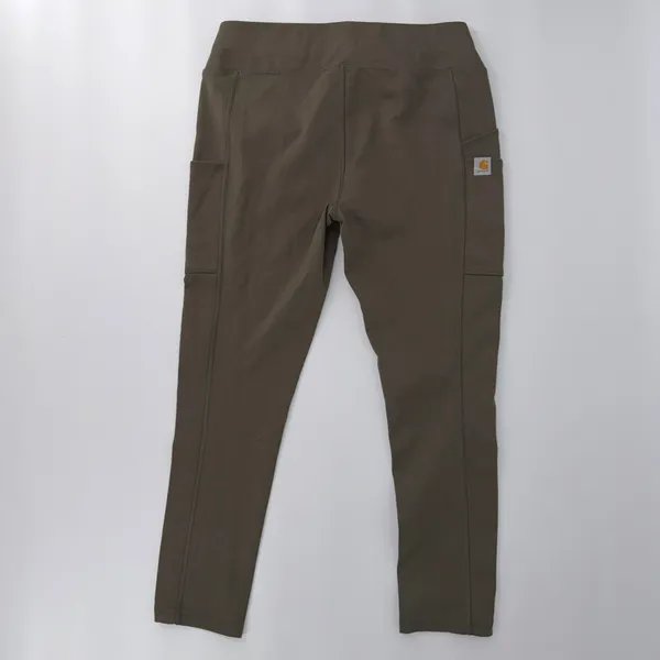 Carhartt Force Utility Leggings Olive Green Pocket Fitted Pants Size S (4-6) - Image 10