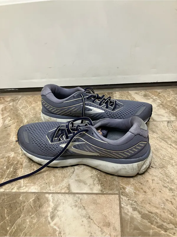 Brooks - Ghost 12 - Running Shoes - White/Purple - Women's - 9(B) -1203051B186 - Image 5