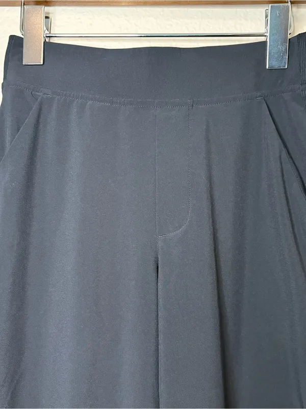 Ashleta wide leg high waisted black pant trouser 0P casual corpcore quiet luxury - Image 4