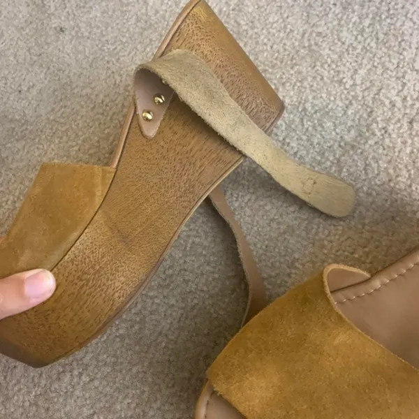 Brown Platforms Wedges - Image 3