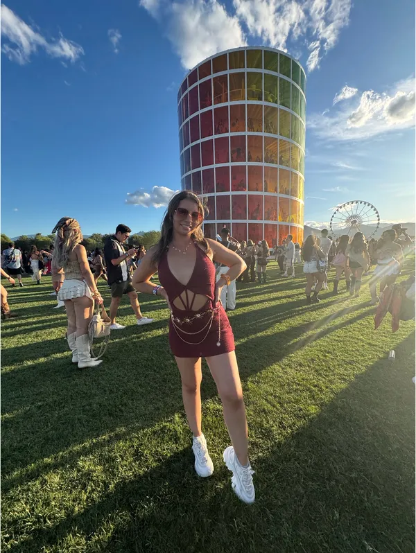 Generation Outcast Kehlani Mini Dress Wine - Image 3
