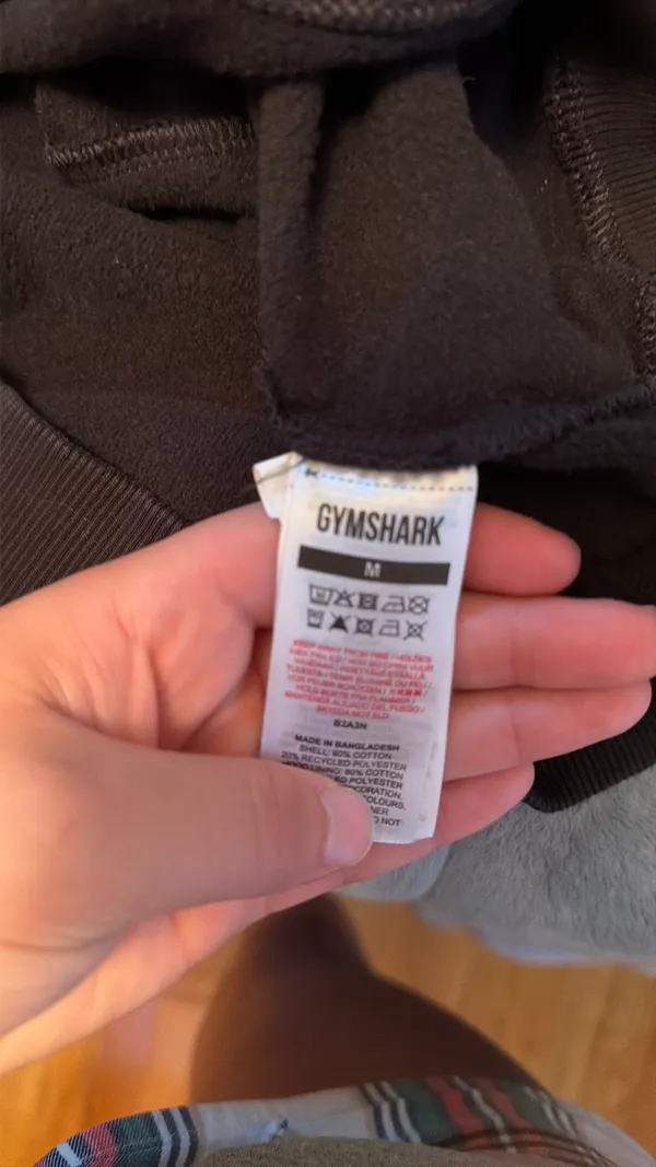 Gymshark Hoodie Black - Image 5