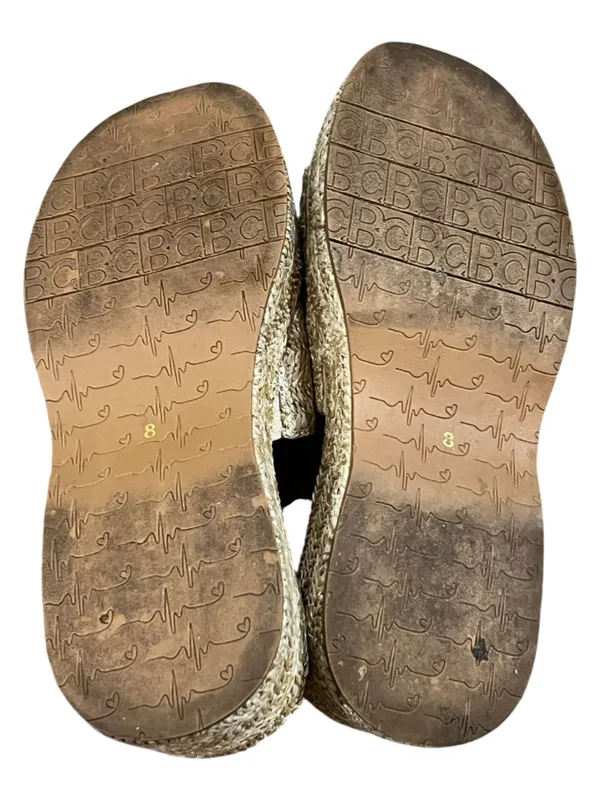 Seychelles Driftwood Raffia Platform Slide Sandals Size 8 EUC - Image 5