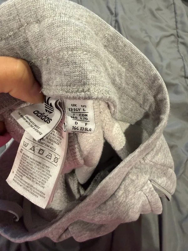 Adidas Gray Sweatpants - Image 4