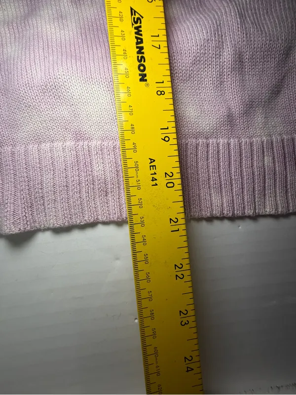 Mustard Seed Pastel Tie-Dye Crewneck Sweater - Pink & Purple couple flaws - Image 6