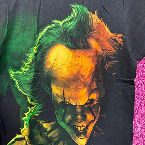 Toxic Pennywise the Clown IT Chapter Two Horror Movie Tee M - Image 2