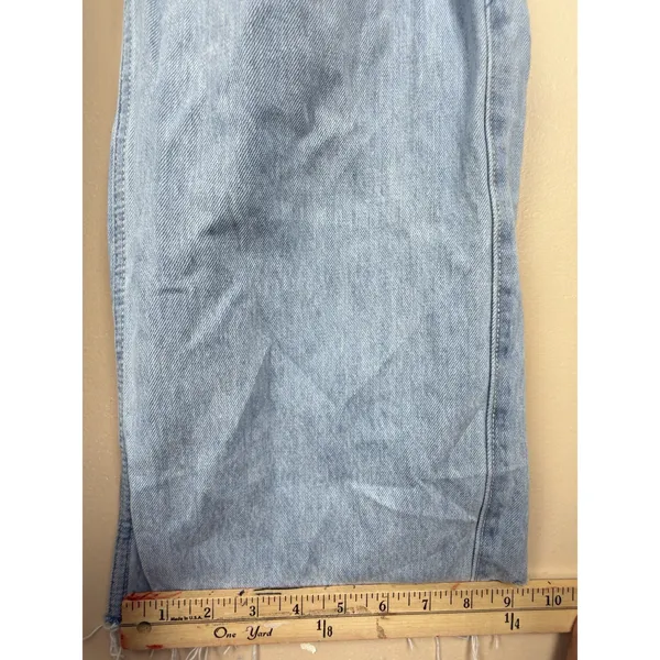 Hollister Women’s Low Rise Baggy Light Wash Jeans Size 0 R Waist 25 Inseam 30 - Image 12