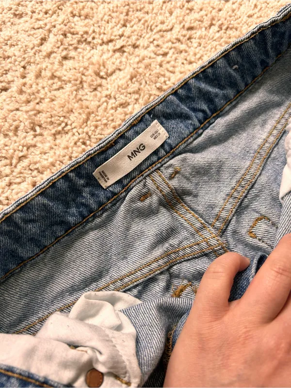 Mango long denim high waist skirt. S - Image 5