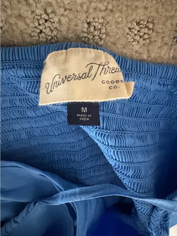 Universal Threads Blue Crisscross Halter Camisole - Image 3