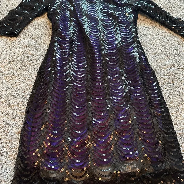 Sequin dress Black - Image 2