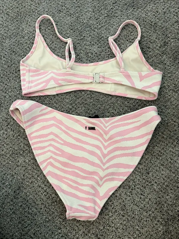 Triangl Bikini Set Pink Zebra - Image 2