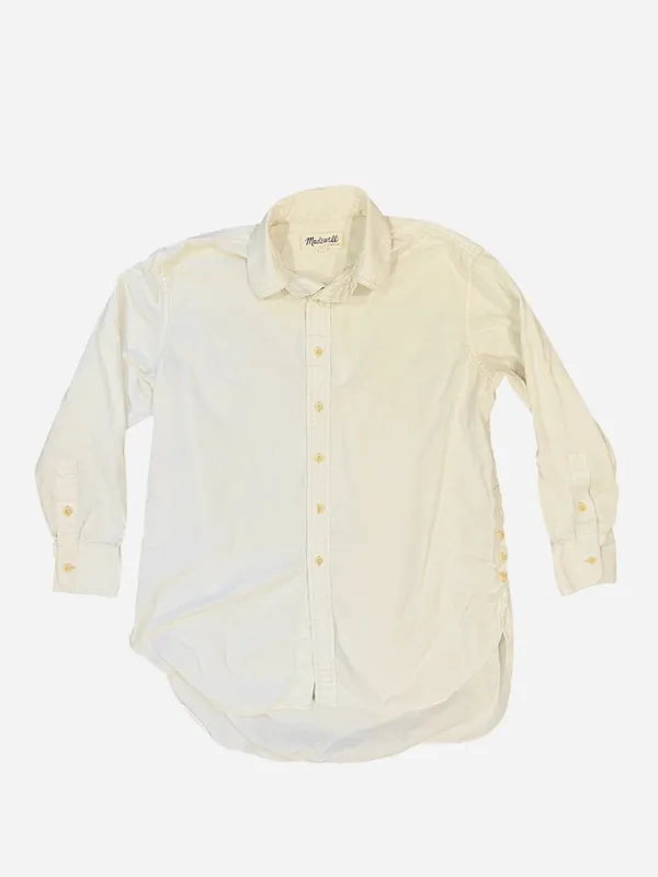 Madewell White Button-Down Tunic Shirt - Image 4