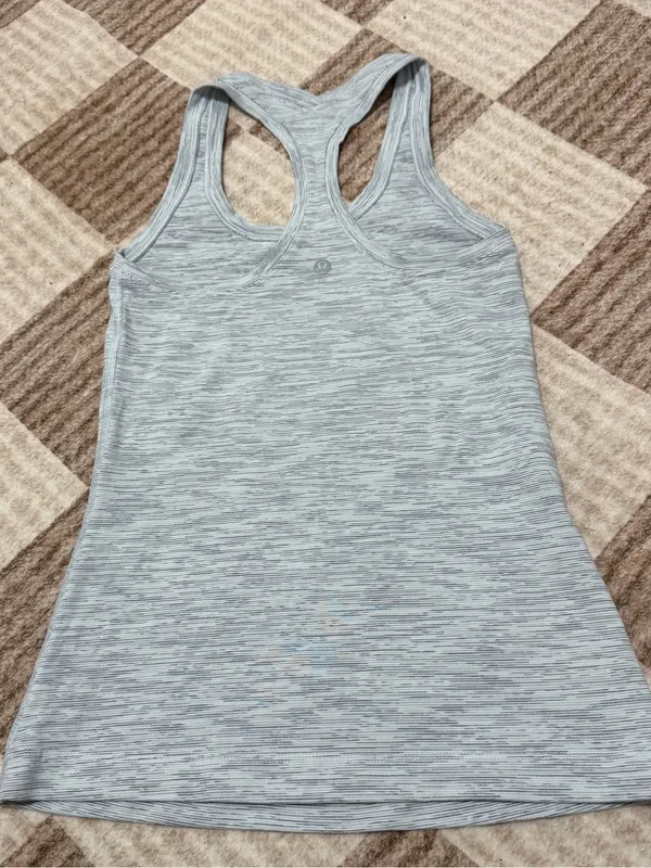 Lululemon Cool Racerback II tank top Size 2 XS Gray Wee Are From Space - Image 4