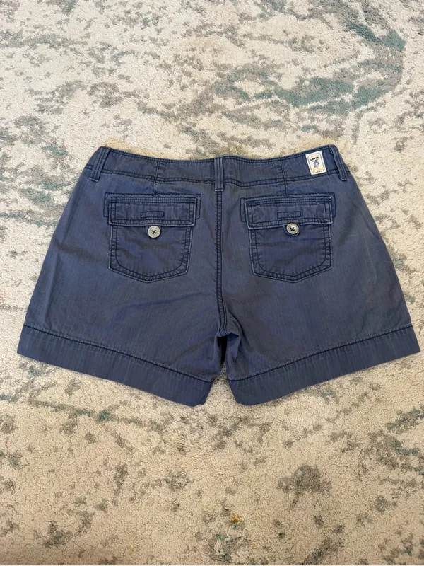 Levi’s Y2K Low Rise Utility Shorts Blue Women’s Size 6 - Image 5