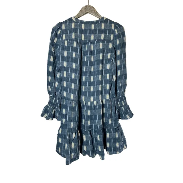 Tuckernuck Pomander Place Blue Ikat Kenzo Dress - Image 7
