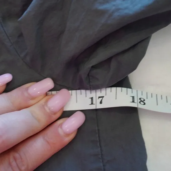 COS Womens Gray A Line Dress Size‎ 2 Short Sleeve Pleated Pockets - Image 6
