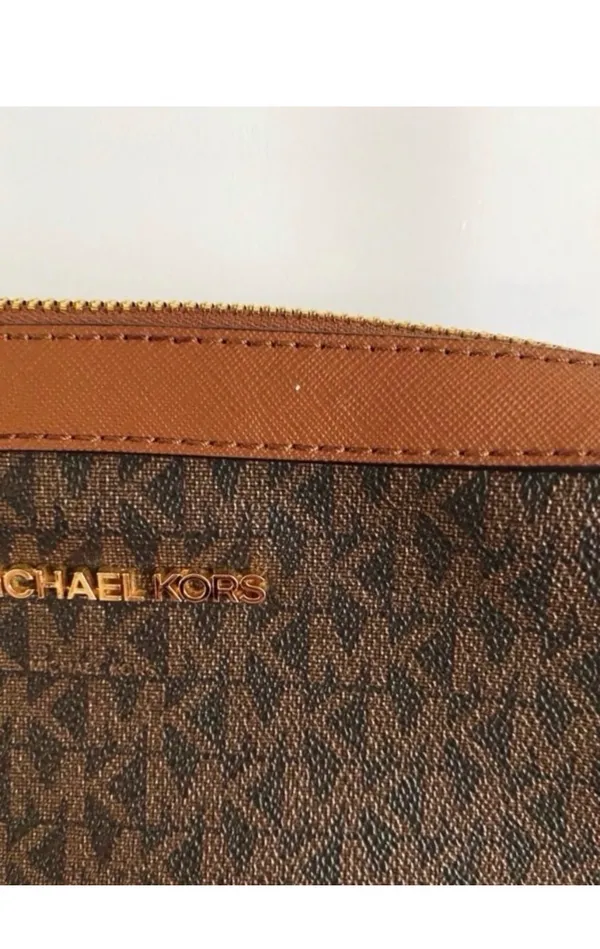 Michael Kors Brown Crossbody Bag Signature - Image 8