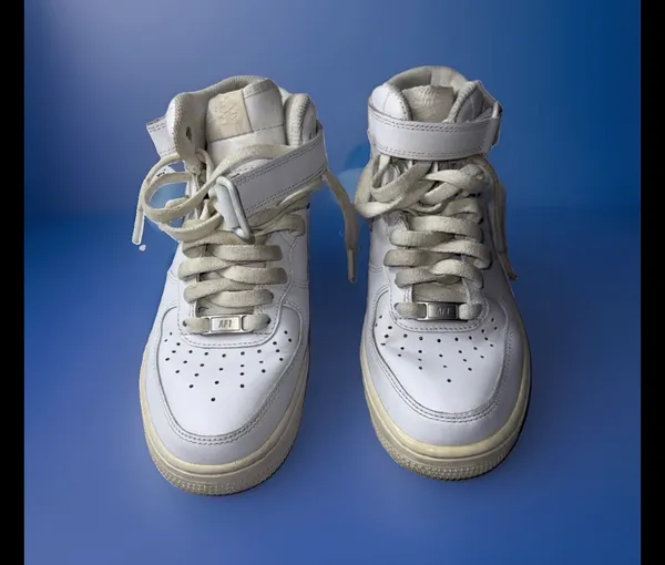 White Air Nike Force 1 mid  - Image 2