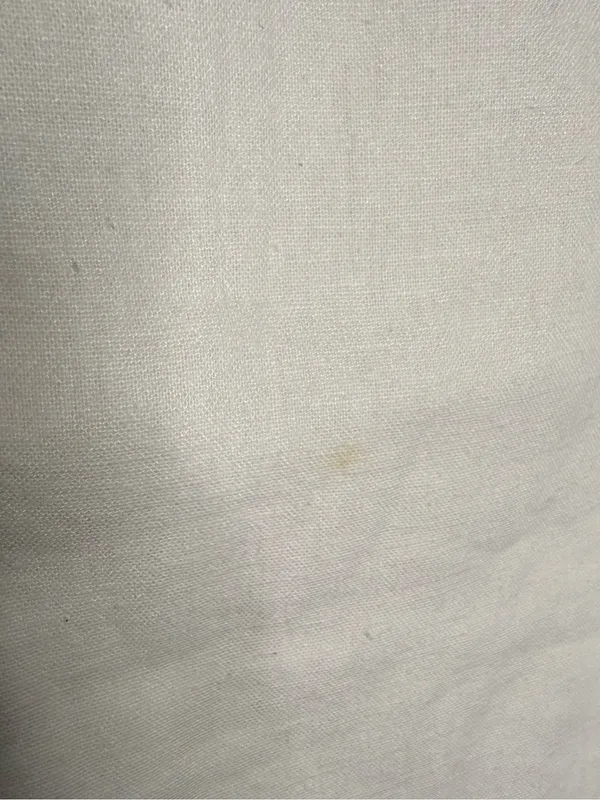 Abercrombie & Fitch White Linen Blend Pull On Wide Leg Pants Size Small - Image 3