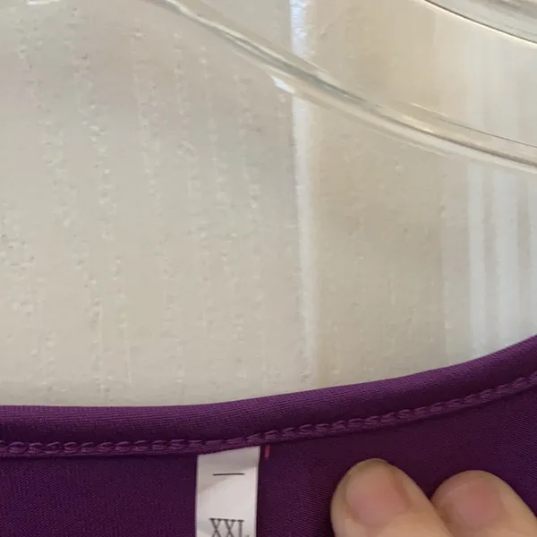 FINAL MARKDOWN Ladies purple convertible sleeve top xxl - Image 3