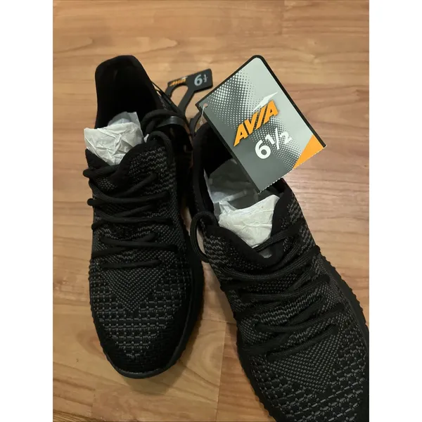Avia Women's Memory Foam Athletic Sneakers Shoes Lightweight Black Gray - Image 2