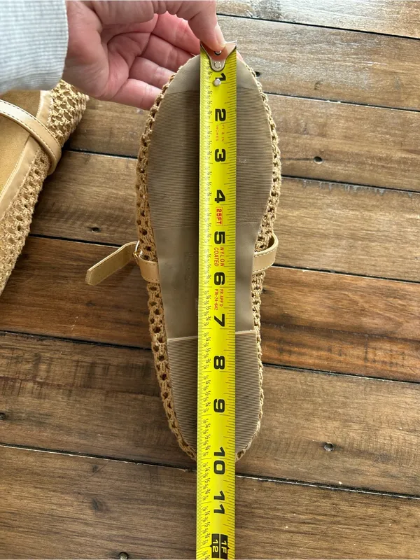 Coconuts by Matisse Nolita Mary Jane Woven Ballet Flats Tan 8 - Image 11