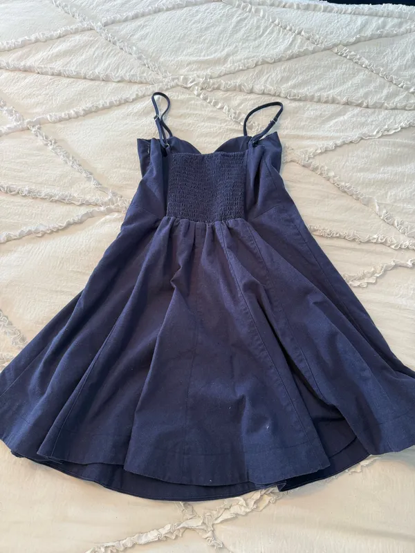 Lizard Thicket Navy Mini Dress - Image 2
