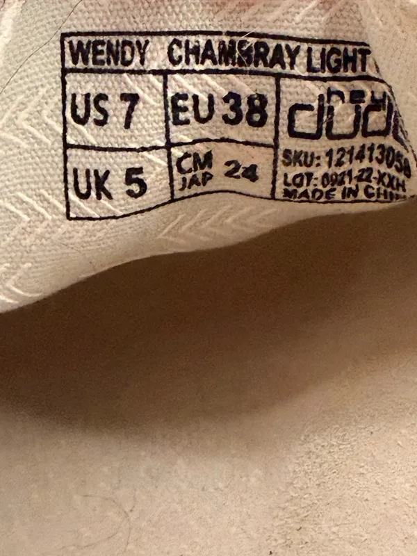 Hey Dude Wendy Chambray Shoes - Image 7
