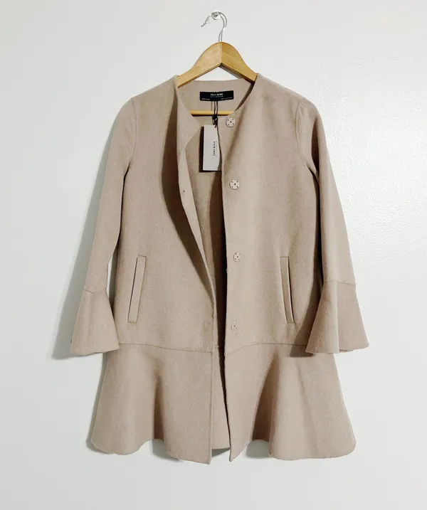 New! European Wool Blend Coat - Image 3