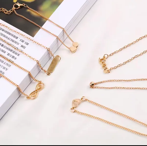 Six piece anklet set - Image 3