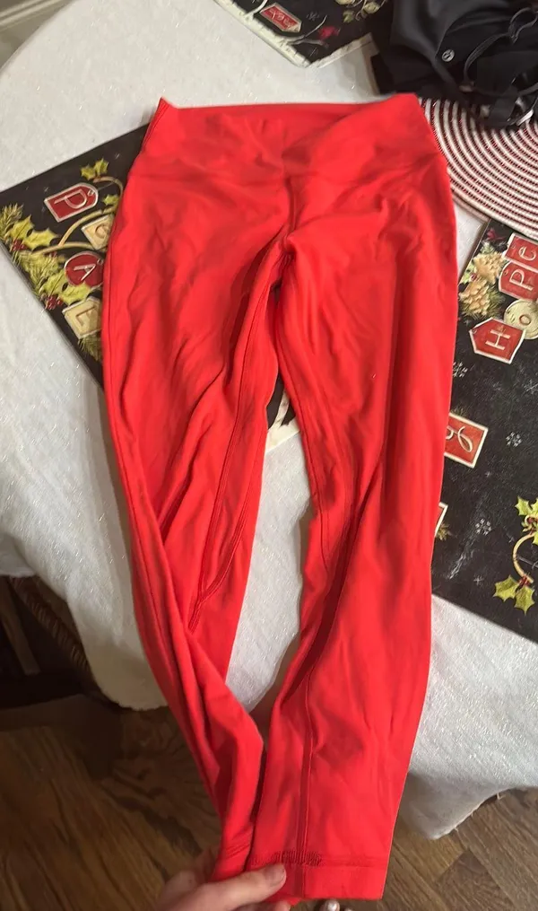 Lululemon Red Align Leggings 25” - Image 3