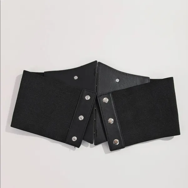 Black O Ring Corset Belt New - Image 2