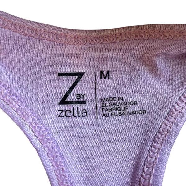 Z BY ZELLA Lavender Purple Athletic Workout Sport Racerback Tank Top - Sz Medium - Image 8