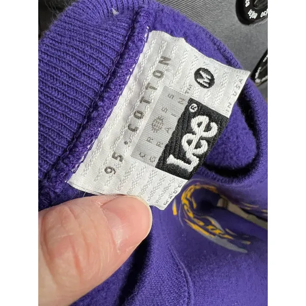 Lee sweatshirt 93 Firecracker purple yellow - Image 7