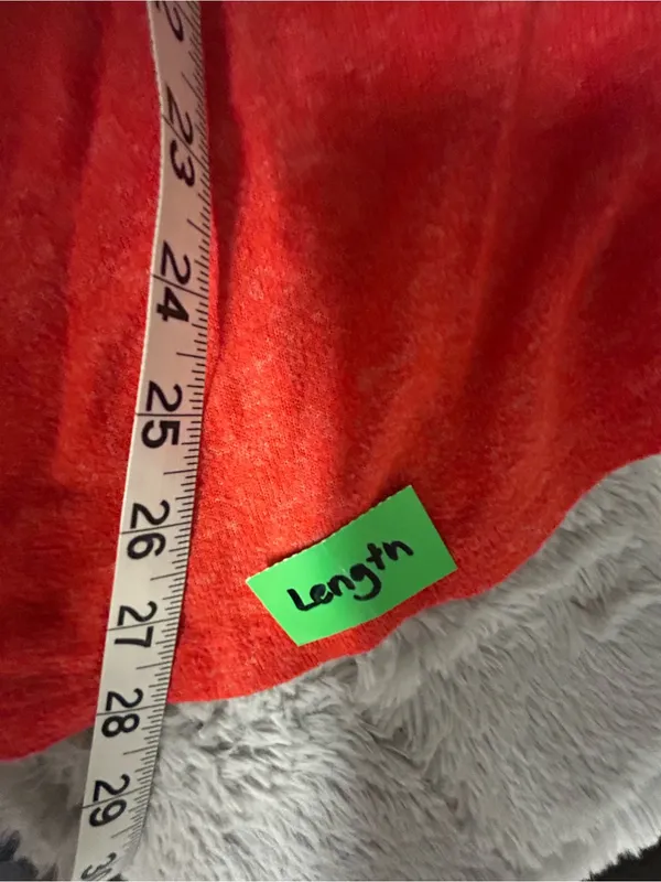 Old Navy Women’s Long Sleeve Crewneck Top — Bright Orange - Image 4