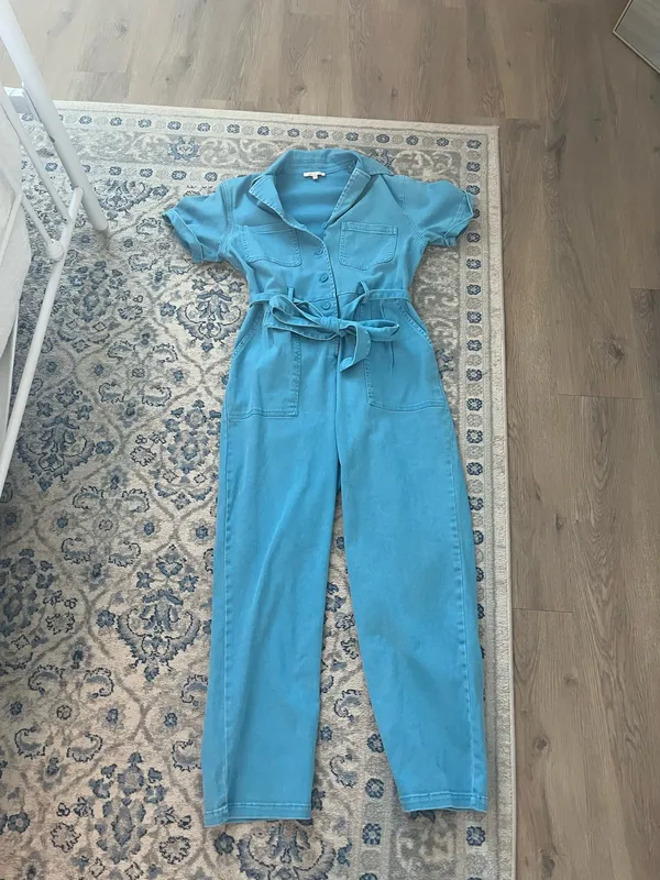 These Three Boutique Blue denim jumpsuit - Image 2