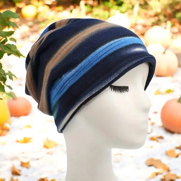 Colorful Pullover Convertible Hat Unisex‎ Casual Neck Hair Hoop Thin Beanie - Image 5