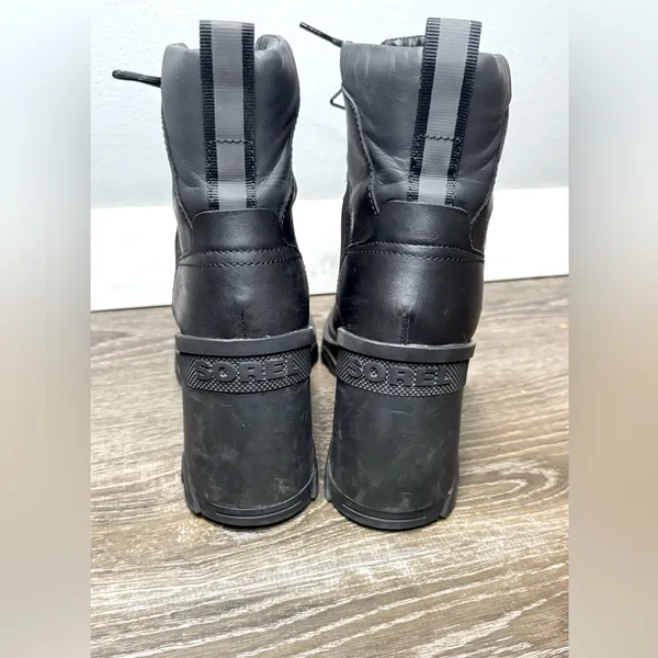 SOREL Brex™ Lace-Up Boots Black Women’s Size‎ 10 - Image 2