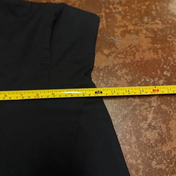 Polly Black Strapless Romper size 8 - Image 7
