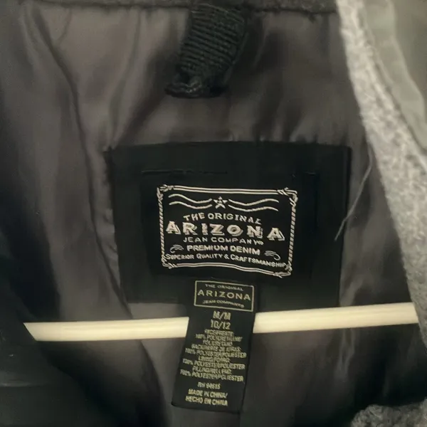 FINAL MARKDOWN Arizona Jean Black and Gray Ski & Snowboard hooded Jacket medium - Image 4