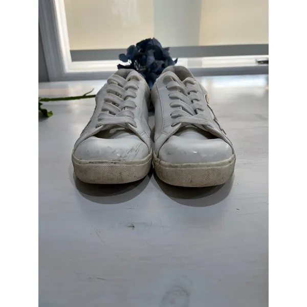 Soda Star Sneakers White Silver Accents‎ Casual Shoes Size 8.5 - Image 4