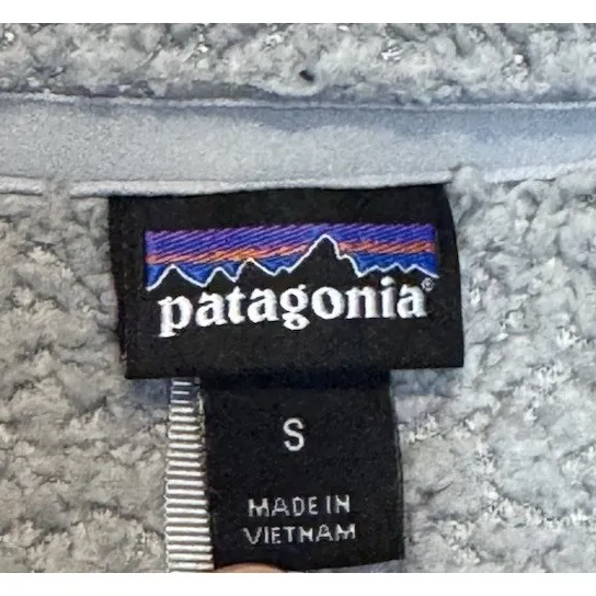 Patagonia Women's‎ Sweater Los Gastos 1/4 Zip Fleece Pullover Heather Gray Small - Image 5