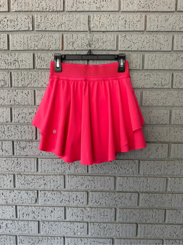 Lululemon Court Rival High-Rise Skirt Lip Gloss Pink Size 2 - Image 4