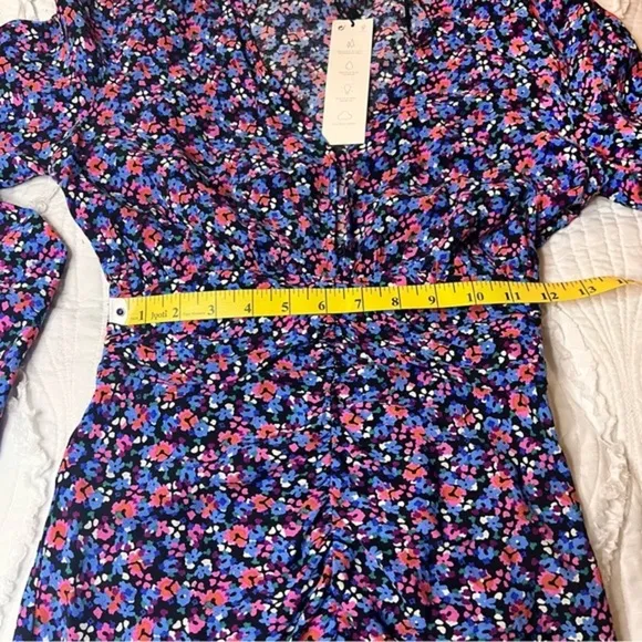 ZARA Floral Long Sleeve Mini Dress‎ Size XS NWOT - Image 5