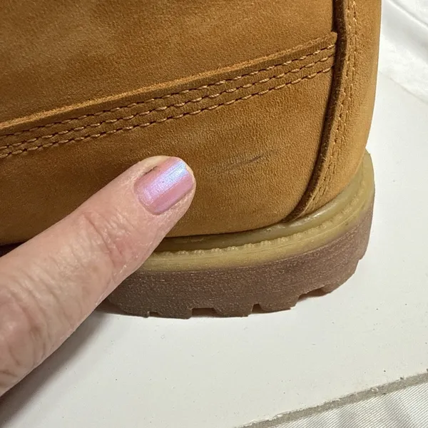 Timberland Outfitters Women’s Hiking Boots Size 7M Tan Ankle High Leather - Image 12