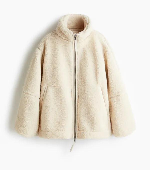 Loose Fit Teddy Jacket - Image 2