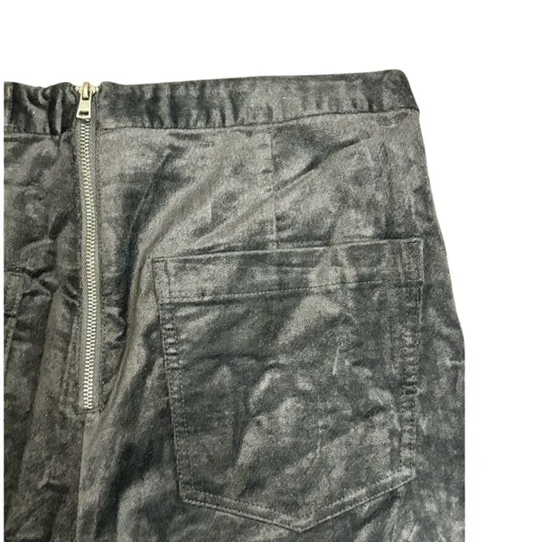 Lulus Pants Sz M Black‎ Velvet Touch Cropped Ankle Pants Indie Alternative - Image 4