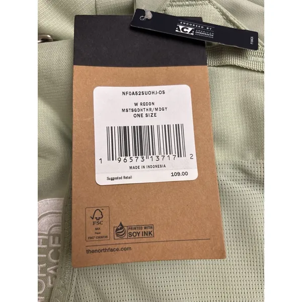 The North Face Womens Recon Laptop Backpack Misty Sage Dark Heather/Meld Grey - Image 6