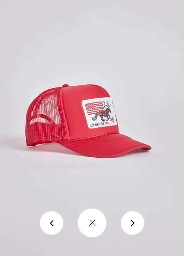 Darlin’ Trucker Hat Red - Image 3