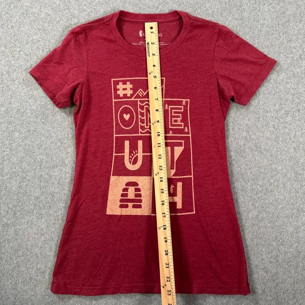 Cotopaxi One Utah Tee Shirt Women's XS Red Short Sleeve Crew Neck Llama Graphic - Image 6